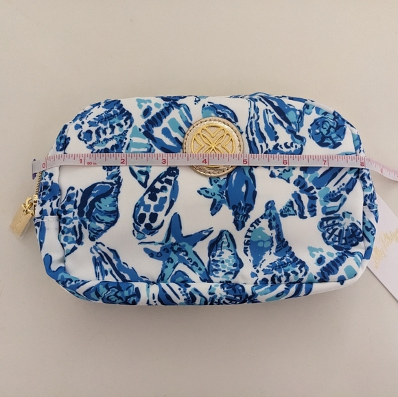 NWT! Lilly Pulitzer Jeanie Belt Bag In Resort White Shell Collector - Picture 13 of 16